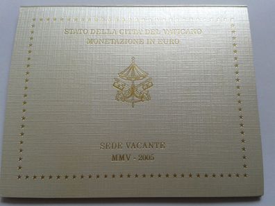 Folder für KMS 2005 Vatikan sede vacante KMS 2005 Vatikan Sedisvkanz - leer