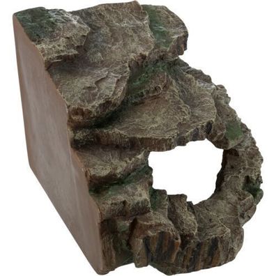 Trixie Eck-Fels Reptilien Aquarium mit Höhle und Plattform 24 × 19 × 25 cm