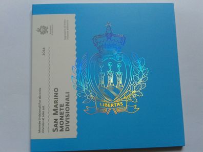 Original KMS 2024 San Marino im Folder/ Blister