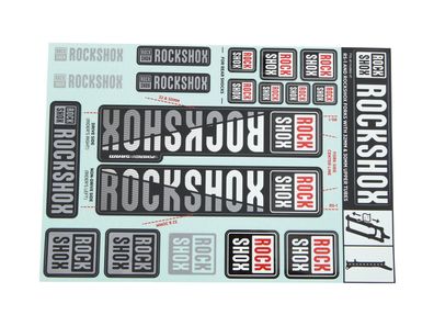 Rockshox Dekorsatz Passend für Decal Kit weiß