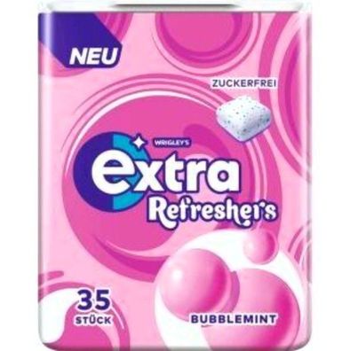 Wrigley Extra Refreshers Bubblemint, Kaugummi, 6 Dosen