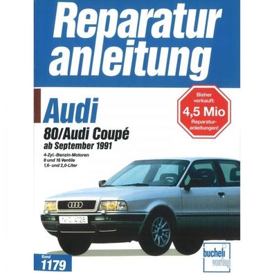 Audi 80/ Coupe B3 Typ 89 (1991-1996) Reparaturanleitung Bucheli Verlag