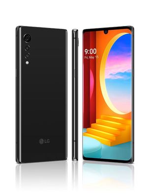 LG Velvet Dual Sim Aurora Black 128GB LM-G910EMW Android Smartphone Sehr Gut in ...