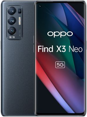 Oppo Find X3 Neo 5G Dual Sim 256GB CPH2207 Starlight Black Neu in White Box