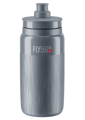 ELITE Trinkflasche "Fly TEX" SB-verpackt 550 ml, grau