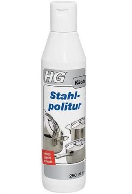 HG Stahlpolitur, (250 ml) – ist eine Edelstahl Politur zur Reinigung und zum Schutz v