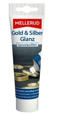 Mellerud Gold & Silber Glanz Spezialpolitur Politur-Paste gegen Schmutz, Fett, Ablage