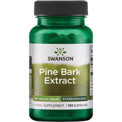 Swanson, Pine Bark Extract - Standardisiert, 50mg, 100 Kapseln