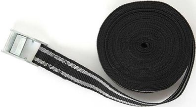 Spanngurt "Easy Tie Down" Mit Nocken-Sch schwarz, 25 mm x 2,5 m, Zugkraft 317 kg