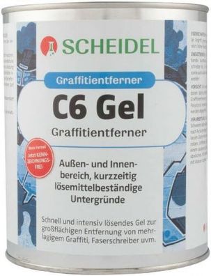 Scheidel C6 Gel Graffitireiniger 1l
