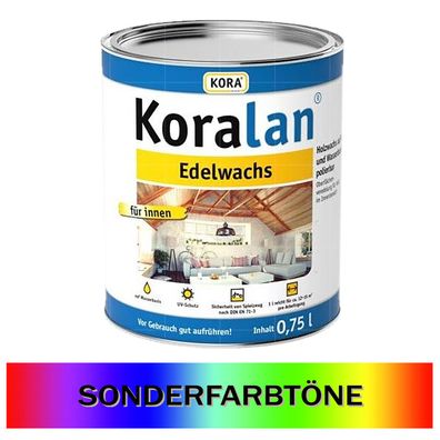 KORA Koralan Edelwachs 0,75 L Premium Holzwachs polierbar Holzschutz Sonderton