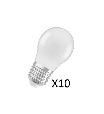 10 Stück Osram LED Tropfenlampen 5,5W(40W) 827 470lm Matt E27