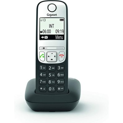 Gigaset A690A Schnurlostelefon mit Anrufbeantworter schwarz