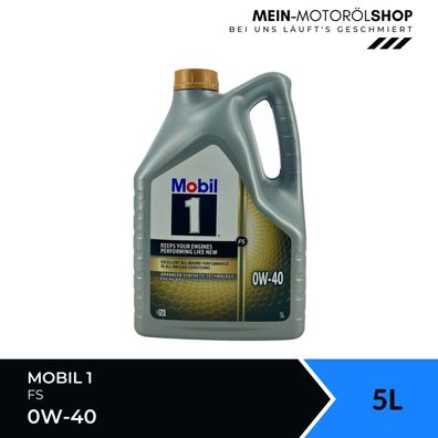 Mobil 1 FS 0W-40 5 Liter