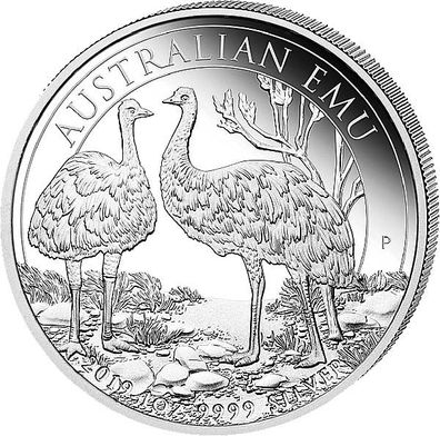 Australien 2019 EMU - 1 Oz Silber*
