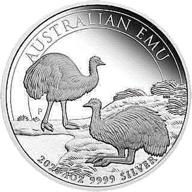 Australien 2020 EMU - 1 Oz Silber*