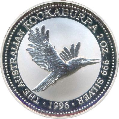 Australien Kookaburra - 1996 2 Oz Silber*