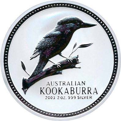 Australien Kookaburra - 2003 2 Oz Silber*