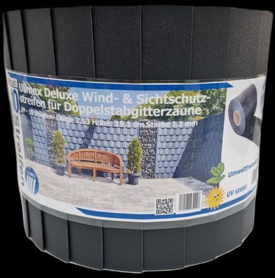 10 Stück PP Wind- und Sichtschutzstreifen 1,1 mm Streifenlänge: 2530 mm Durchgefärbt