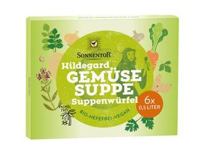 Sonnentor 6x Gemüse Suppenwürfel Hildegard 60g