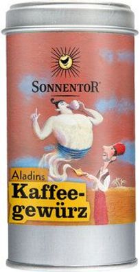 Sonnentor 6x Aladins Kaffeegewürz, Streudose 35g