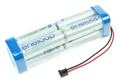 Senderakku Graupner 2000mAh 9,6Volt MX-20 Akku Senderpack 124008 Eneloop