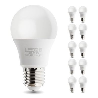 LED Glühbirne LED2B E27-Sockel GS 7W Kaltweiß 6500K 600lm Birne