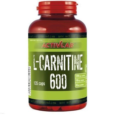 Hochwertiges L-Carnitin Nahrungsergänzungsmittel, 135 Kapseln.