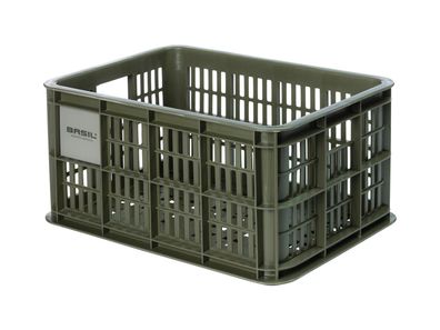 BASIL V.R.-Korb "Crate S" Kunststoff, Vo moss green
