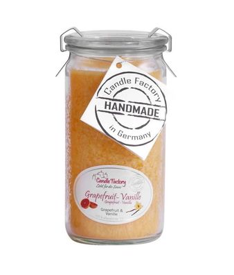 Mini-Jumbo Duftkerze im Weckglas, Grapefruit-Vanille, 307034 1 St