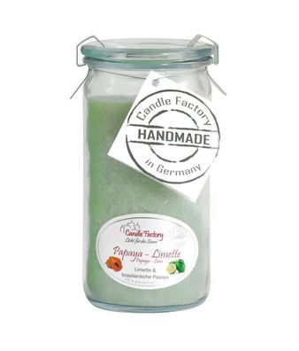 Mini-Jumbo Duftkerze im Weckglas, Papaya-Limette, 307104 1 St