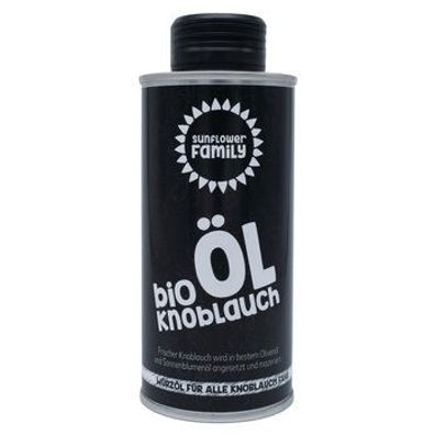 SunflowerFamily 6x SunflowerFamily Knoblauchöl, bio 230ml