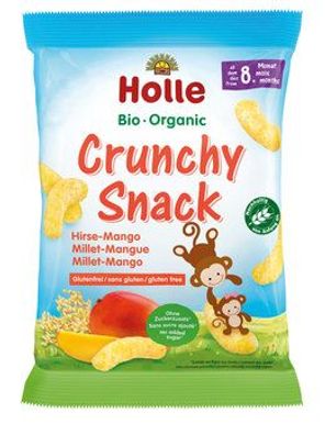 Holle 6x Bio-Crunchy Snack Hirse-Mango 25g