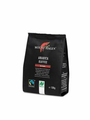 MOUNT HAGEN 3x Mount Hagen Bio Fairtrade Röstkaffee Pads 130g