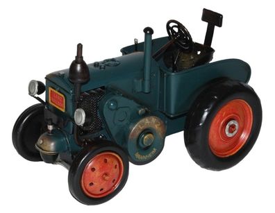 Blechtraktor Modellauto Oldtimer Marke Lanz Bulldog Traktor D95/ D1506 L 27 cm