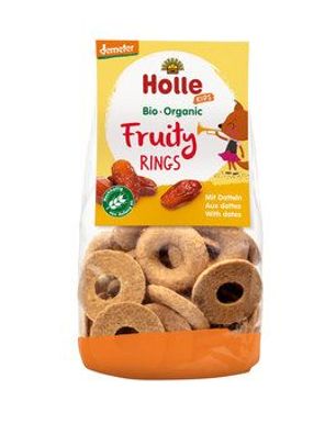 Holle 6x Bio-Fruity Rings mit Datteln 125g