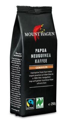 MOUNT HAGEN Papua Neuginea Bio FT Naturl. Röstkaffee gemahlen 250g