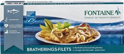 Fontaine 3x Bratherings-Filets in Bio-Marinade 325g