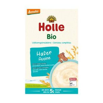 Holle 6x Bio-Vollkorngetreidebrei Hafer 250g