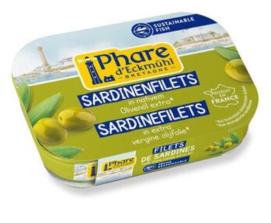 Phare d´Eckmühl 6x Sardinenfilets mit Olivenöl 100g