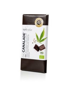 hanf & natur 3x Bio Zartbitter Schokolade Canalade dark mit geschälten und geröst...