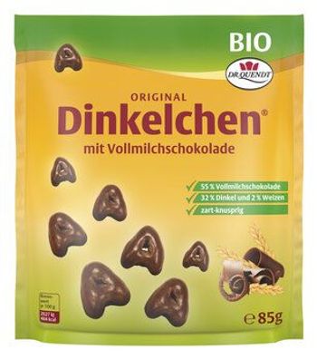 Dr. Quendt 6x Bio Dinkelchen Vollmilch 85g