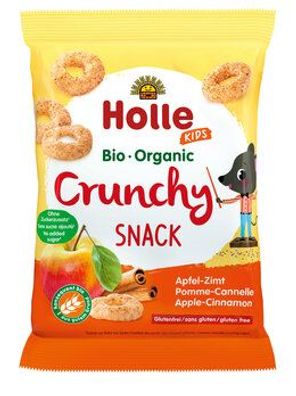 Holle 3x Bio-Crunchy Snack Apfel-Zimt 25g