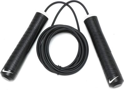 Nike Unisex – Erwachsene Fundamental Weighted Rope Springseil, Black/ White, NS
