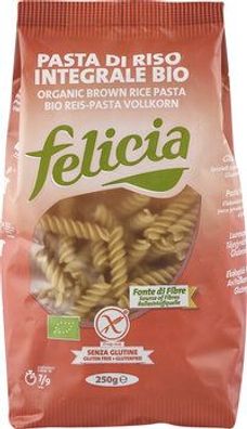 Felicia 3x Felicia Bio Vollkornreis Fusilli glutenfrei 250g