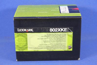 Lexmark 802XKE 80C2XKE Toner Black -A
