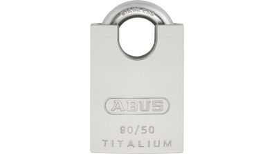 ABUS Vorhängeschloss "90RK/50 Titalium" Bügel 9,5 mm