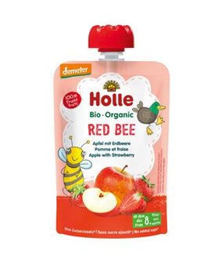 Holle 3x Red Bee - Apfel mit Erdbeere 100g