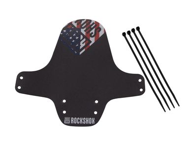 Rockshox Steckradschutz "Fender" Kunstst schwarz / Flagge USA
