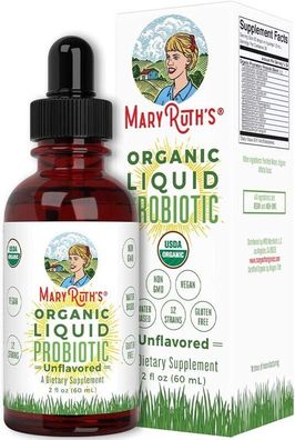 MaryRuth's, Probiotic Drops, Unflavoured, 2oz (60ml)
